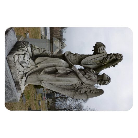 Achtsamer Angel Premium Magnet (Horizontal)