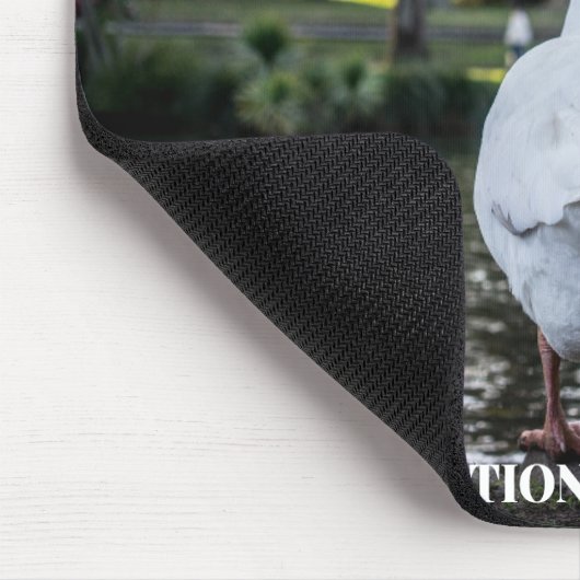 Achtsamer Duck Mousepad (Ecke)