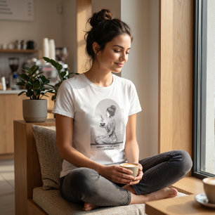 Achtsamer Espresso Zen Meditation Ein Schuss Buddh T-Shirt