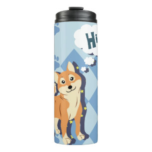 Achtsamer Shiba Inu Thermosbecher