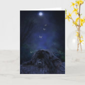 Achtsames Neuland-Grüße-Karte Karte (Gelbe Blume)