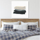 Achtsamkeit 1 - Neutrales Minimalistisches Gemälde Leinwanddruck (Insitu (Schlafzimmer))