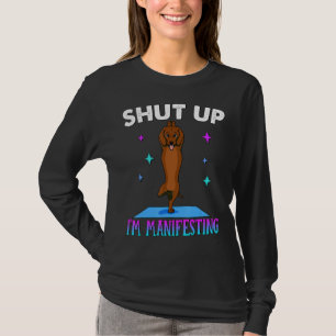 Achtsamkeit bei Frauen Yoga Dog Zen Medizin T-Shirt
