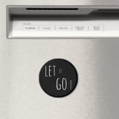 Achtsamkeit Geschenk LASS IT GO Magnet (In Situ (Geschirrspüler))