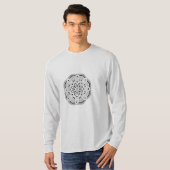 Achtsamkeit Mandala Design T-Shirt (Vorne ganz)