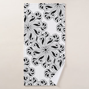 Achtsamkeit Mandala Design Yoga Badetuch Badehandtuch