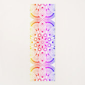 Achtsamkeit Mandala Design Yoga Mat Yogamatte (Vorderseite)