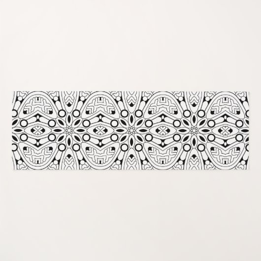 Achtsamkeit Mandala Design Yogamatte (Vorderseite (Horizontal))