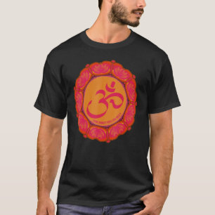 Achtsamkeit Om Ohm Mandala Buddhismus Yoga Meditat T-Shirt