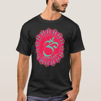 Achtsamkeit Om Ohm Mandala Buddhismus Yoga Meditat T-Shirt