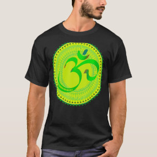 Achtsamkeit Om Ohm Mandala Buddhismus Yoga Meditat T-Shirt