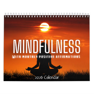 Achtsamkeit Positive Affirmationen 2026 Kalender