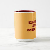 Achtsamkeit Positive Affirmationen Geschenk für Si Tasse (Zentrum)