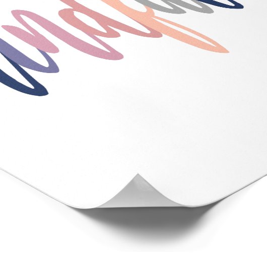 Achtsamkeit Poster (Ecke)