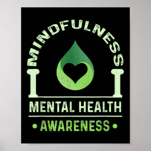 Achtsamkeit psychische Gesundheit Psychische Gesun Poster