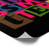 Achtsamkeit S Aufkleber Poster (Ecke)