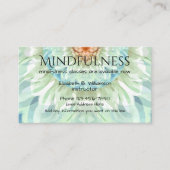 Achtsamkeit Schönes Design Visitenkarte (Vorderseite)