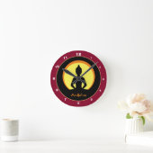 Achtsamkeit und Meditation Design Uhr Buddha /Mönc (Zuhause)