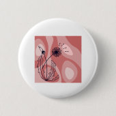 Achtsamkeit und Metamorphose Inspiriert Design Button (Vorderseite)