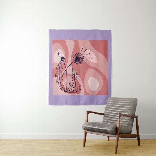 Achtsamkeit und Metamorphose Inspiriert Design Wandteppich (Beispiel)