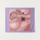 Achtsamkeit und Metamorphose Inspiriert Design Wandteppich (Vorderseite (Horizontal))