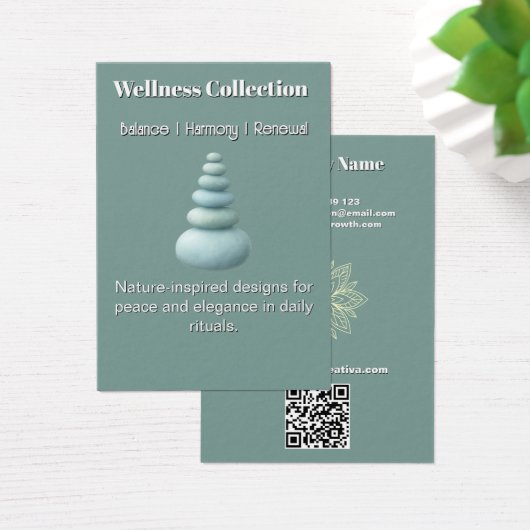 Achtsamkeit Wellness Berater Zen Stones Lotus (Schreibtisch)