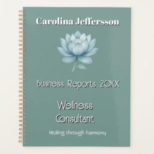 Achtsamkeit Wellness Consultant Zen Lotus Aquamari Planer