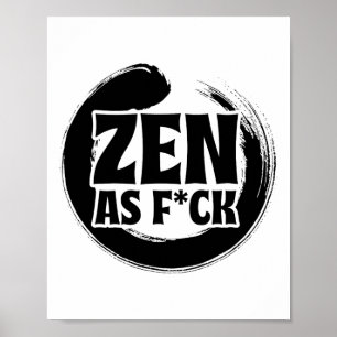 Achtsamkeit Zen So Wie Es Ist Innere Ruhe Meditati Poster