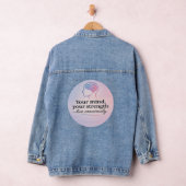 Achtsamkeitsgedankensmotto Jeansjacke (Hangar)