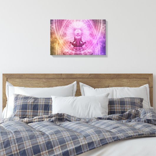 Achtsamkeitsmeditation gewickelt Leinwand (Insitu (Schlafzimmer))