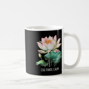 Achtsamkeitsspruch Minimales Yoga-T-Shirt Kultivie Kaffeetasse
