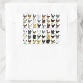 Achtundvierzig Hen Promo Rechteckiger Aufkleber (Tasche)