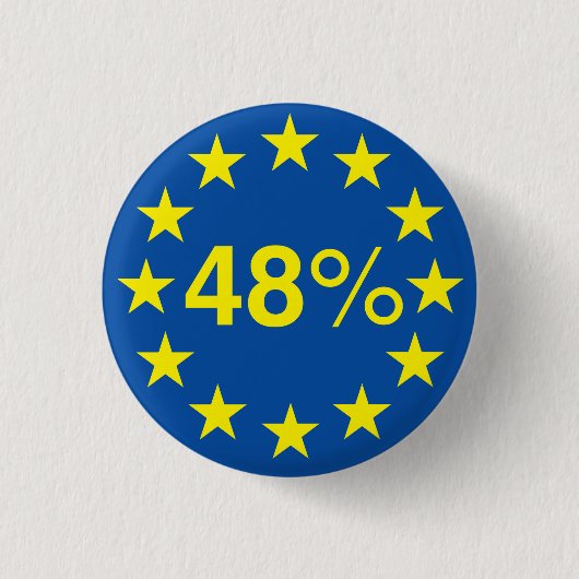 Achtundvierzig Prozent (kleines Knopf-Abzeichen) Button (Vorderseite)
