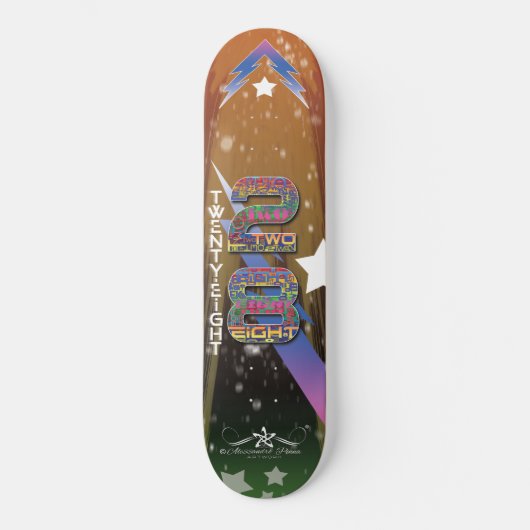 Achtundzwanzig 1/4 skateboard (Vorderseite)