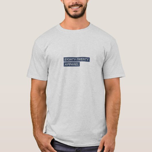 Achtundzwanzig Bekleidungsbanner-Logo T-Shirt (Vorderseite)