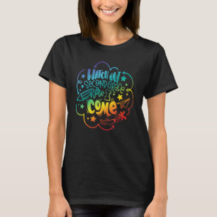 Achtung 2. Klasse ich komme Jungs Mädchen Lehrer T-Shirt