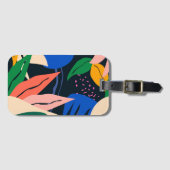 Achtung: abstraktes Muster Gepäckanhänger (Vorderseite (Horizontal))