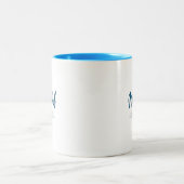 Achtung: Blume Tasse - Blau Räume (Mittel)