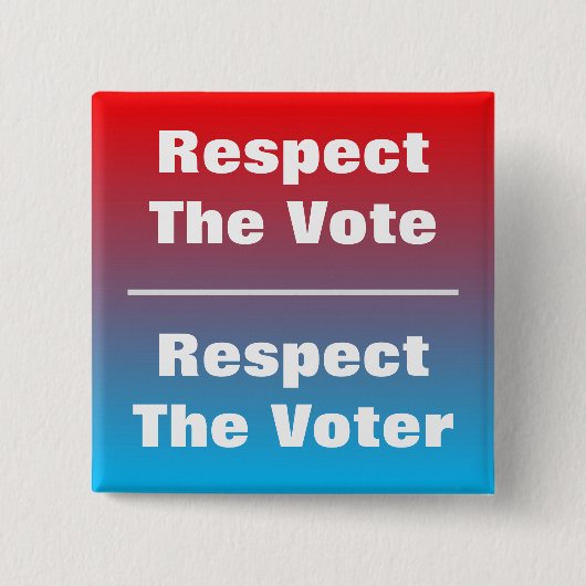 Achtung der Abstimmung und der Stimme Button (Vorderseite)