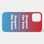 Achtung der Abstimmung und der Stimme Case-Mate iPhone Hülle (Rückseite (Horizontal))