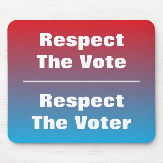Achtung der Abstimmung und der Stimme Mousepad (Vorne)