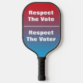 Achtung der Abstimmung und der Stimme Pickleball Schläger (Vorderseite)