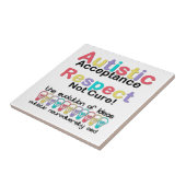 Achtung der Autistik nicht heilen Fliese (Seite)