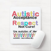 Achtung der Autistik nicht heilen Mousepad (Mit Mouse)