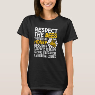 Achtung der Bienenzucht Honigbienen T-Shirt