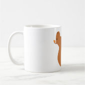 Achtung der Capybara Kaffeetasse (Links)