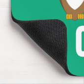 Achtung der Eule Mousepad (Ecke)