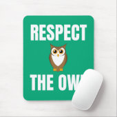 Achtung der Eule Mousepad (Mit Mouse)