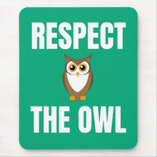 Achtung der Eule Mousepad