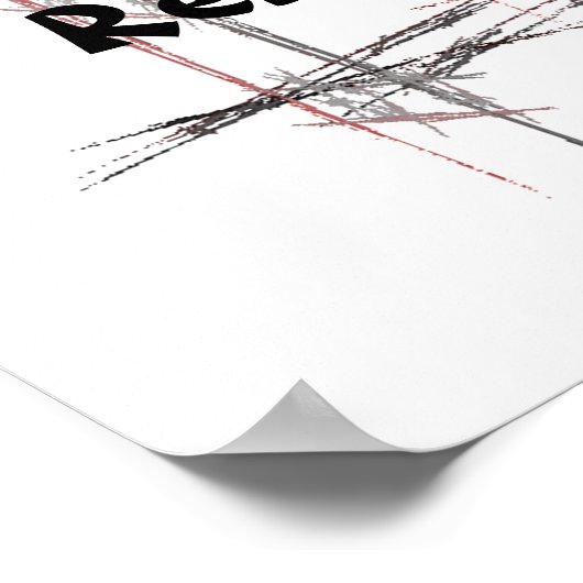 Achtung der Kampfkünste Poster (Ecke)